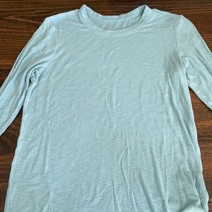 Long sleeve aerie top size extra small (light teal)